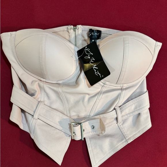 Say What Pink Bustier Top - Picture 2 of 5